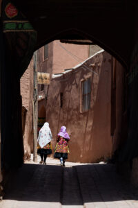 A view of one of the alleys