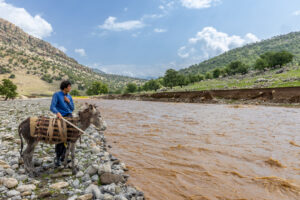 IRAN, 2026 After several days of incessant rain, the flood came, causing a delay for the nomads to cross.